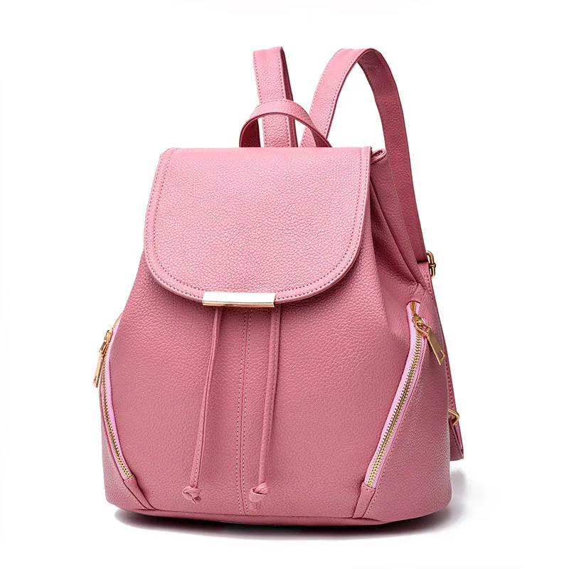 

SMOOZA Backpack Women Fashion Leather Backpacks School Bags for Girls Women Bagpack Mochila Feminina School Bags for Teenagers 4