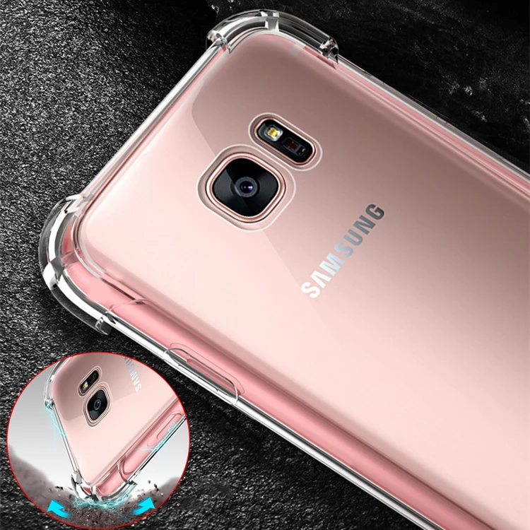 Прочный чехол для Samsung Galaxy S6 S7 Edge S8 S9 Plus A3 A5 A7 J1 J3 J5 J7 2016 2017 A6 A8 J2 Pro 2018 мягкий