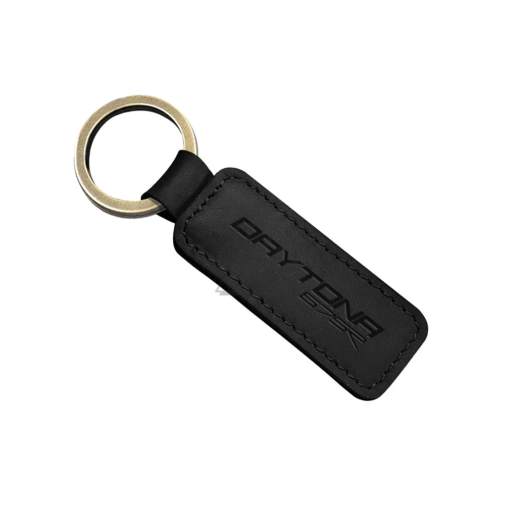 

For Triumph Daytona 675 675R Keyring Motorcycle Cowhide Keychain Key Ring