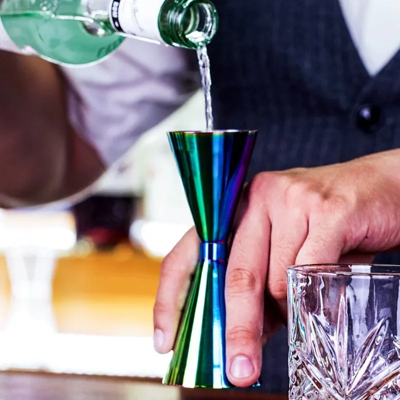 Бар Soul коктейль бар Jigger в японском стиле из нержавеющей стали двойной спиртовой