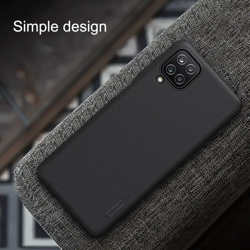 

Matte Hard Case For Samsung Galaxy A12 Cover With Salient Dot Anti-fingerprint Scratch Resistant Frosted Armor Phone Shell Cases