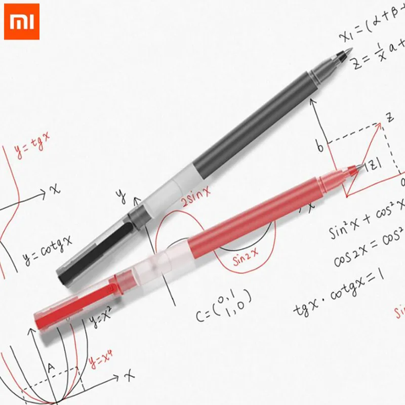 Ручка для письма Xiaomi Mijia сверхпрочная ручка 0 5 мм черная подписей гладкая