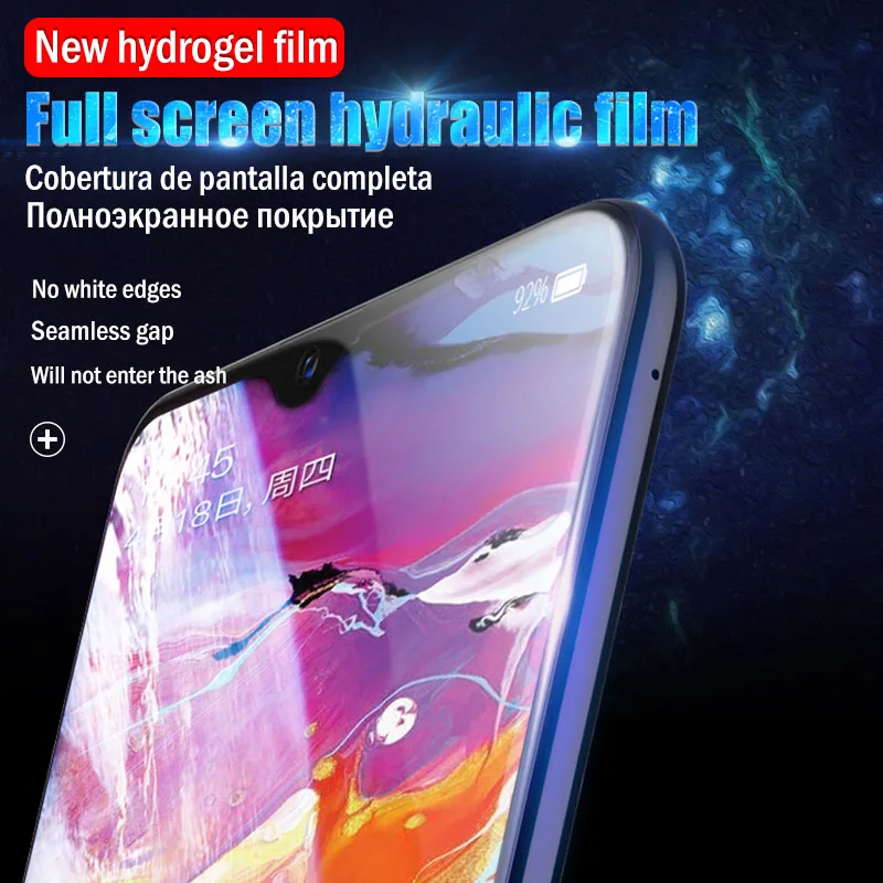 Гидрогелевая пленка 20D для Samsung Galaxy S8 S9 S10e S10 Plus защитная экрана A50 A30 A20 A70 A80 A90 A10 Note 8
