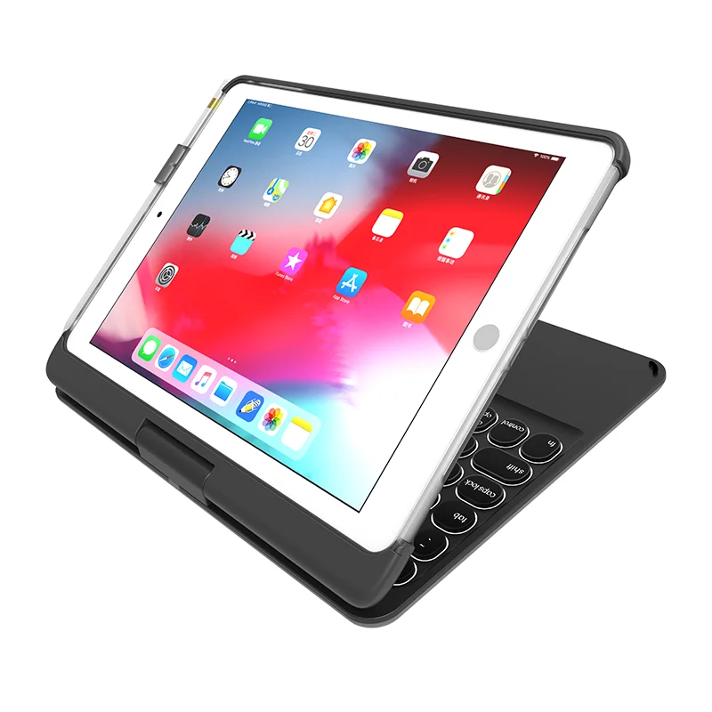 Для iPad 9 7 2018 2017 Pro Air 1 2 Чехол с поворотом на 360 градусов из ПУ ТПУ чехол подставка