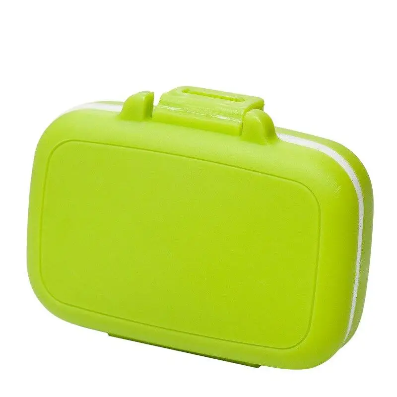 

1pcs Pill Box Solid Colours Women Girl Pill Storage Case Home Travel Drugs Pill Medicin Organizer Boxes 3 Grids