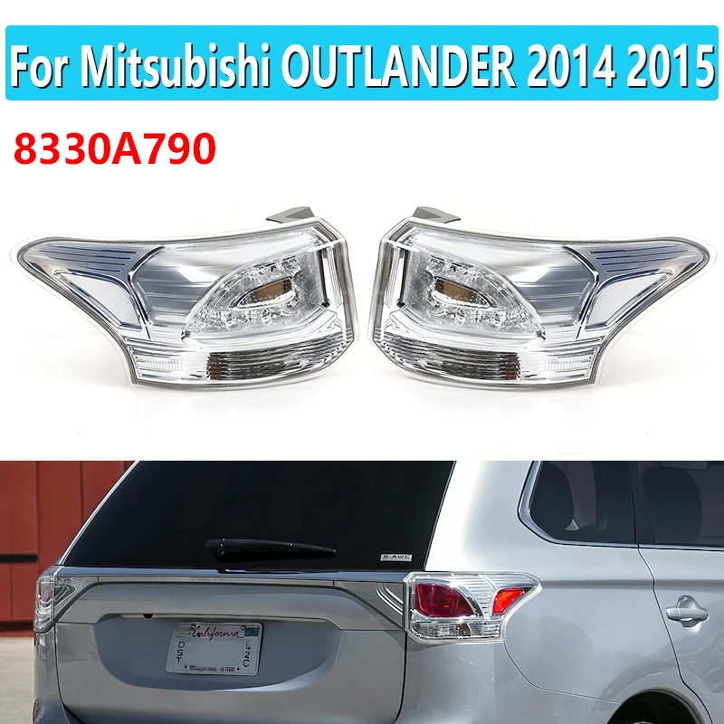 

Светильник для Mitsubishi OUTLANDER 2014, 2015, задний стоп-сигнал на бампер, задний стоп-сигнал, сигнал поворота, противотуманная фара 8330A790