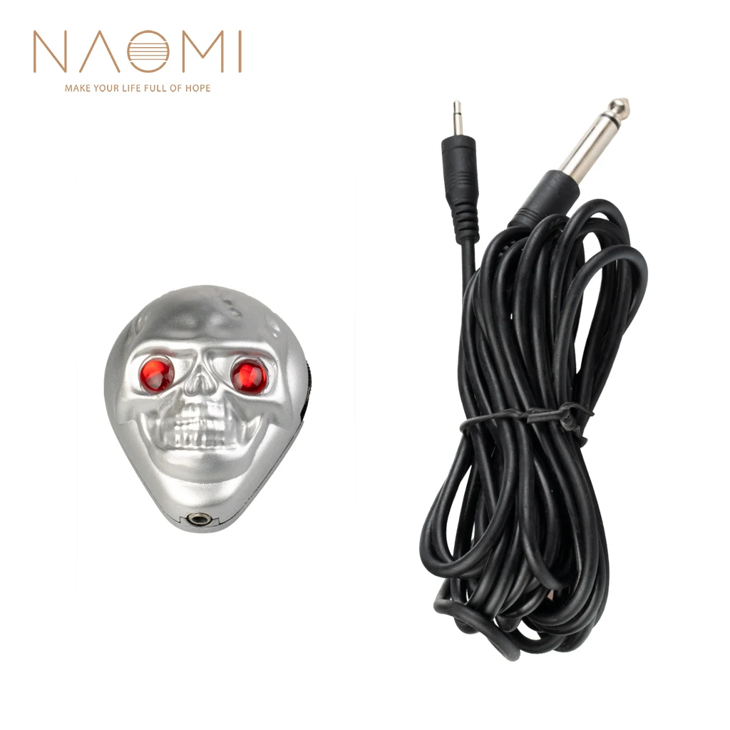 

NAOMI Guitar Patch Pickup Kit Skull Shape Pickup Piezo Transducer Self-adhesive Block For Acoustic Guitar Ukulele
