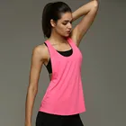 Сексуальные топы с открытой спиной для фитнеса и йоги, женские рубашки без рукавов для тренировок, жилет, быстросохнущая свободная спортивная майка, топ для бега и тренировок, футболка