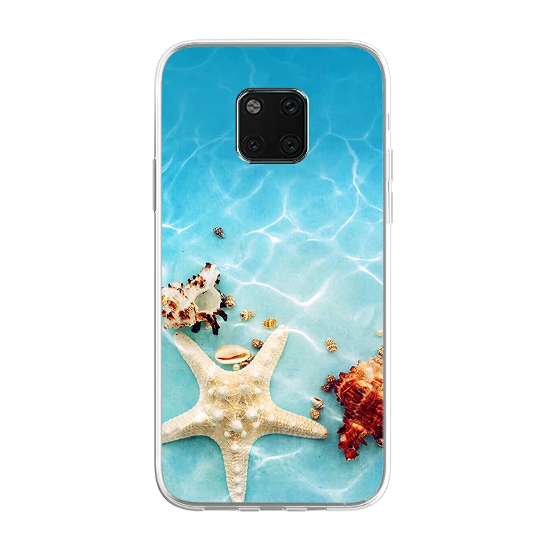 

Moonlight Printing Huawei TPU Back Cover Phone Case P40 Lite Pro Plus P7 8Lite 9 Is Suitable for Y3 5 5P Coque Shell Silicone