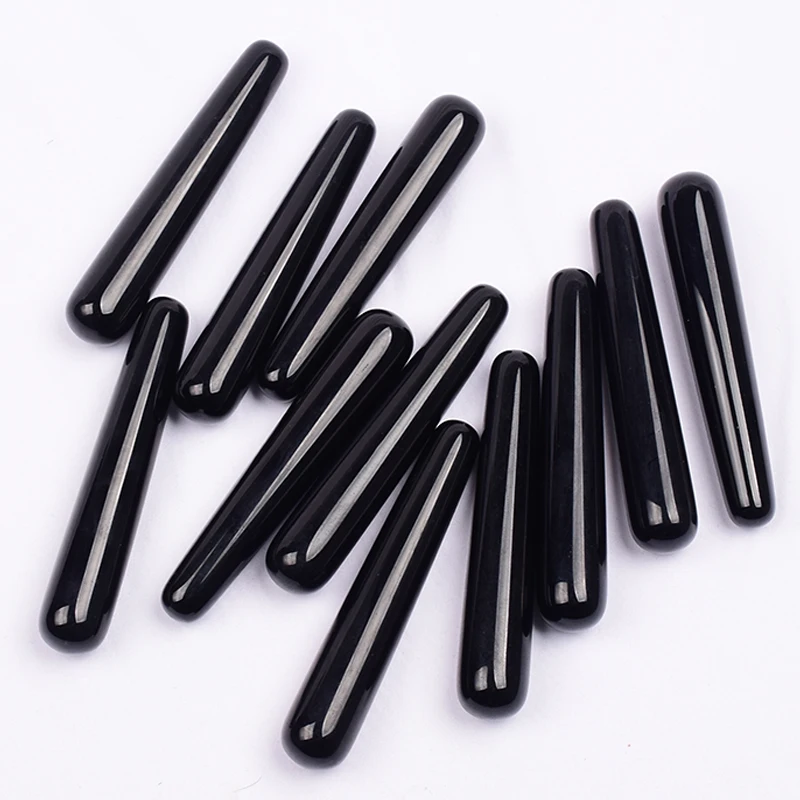 Яйцо из обсидиана йони палочка Подарочная коробка натурального камня сверло для