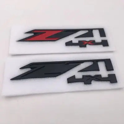 5X Новый Хром ABS черный красный Z71 4x4 эмблема Боковая дверь крыло наклейка для Chevrolet