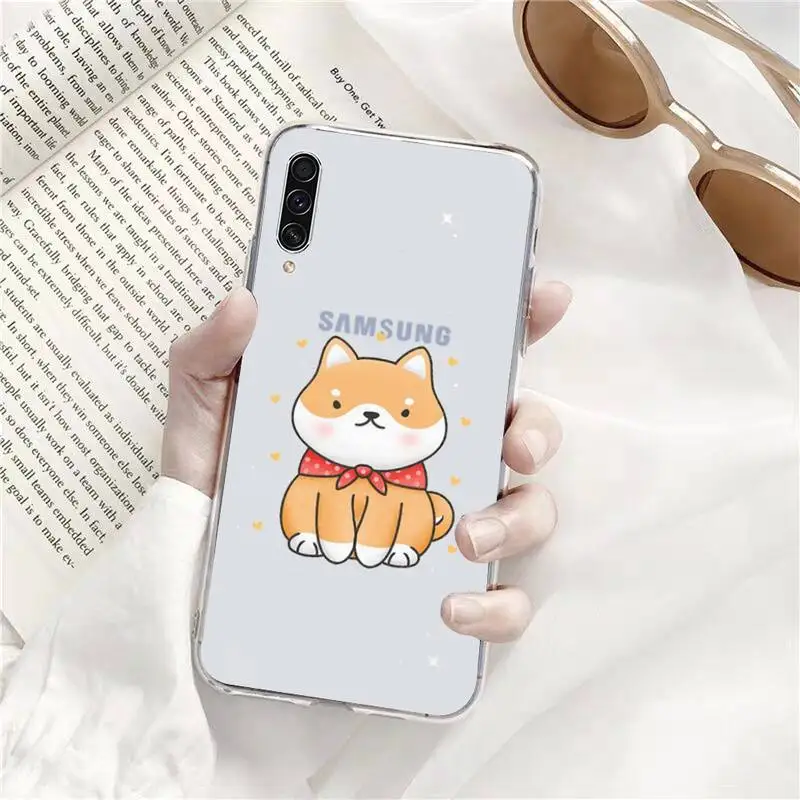 

Corgi Phone Case Transparent Clear For Samsung Galaxy A71 A21s S8 S9 S10 plus note 20 ultra