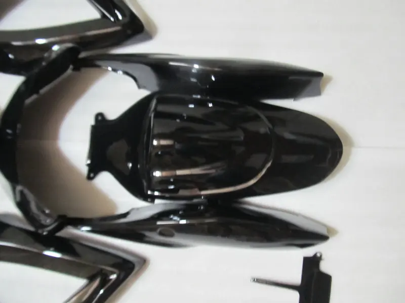 Комплект обтекателей под давлением для GSXR600 750 K6 06 07 GSXR 600 2006 2007 ABS глянцевые черные