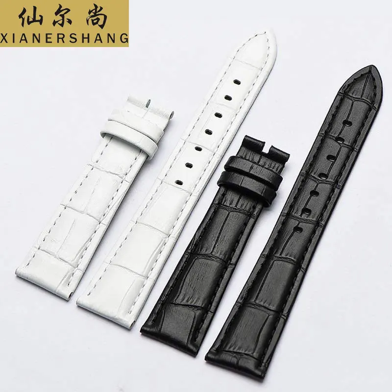 Ремешок из натуральной телячьей кожи для наручных часов люксовый универсальный
