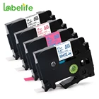 4 цвета TZe-FA3 TZe-FA231 TZe-FA3R Совместимость для Brother P touch Ткань Утюг на запечатанных лент для TZeFA3 TZ-FA3 для Brother машина для нанесения этикеток на верхнюю