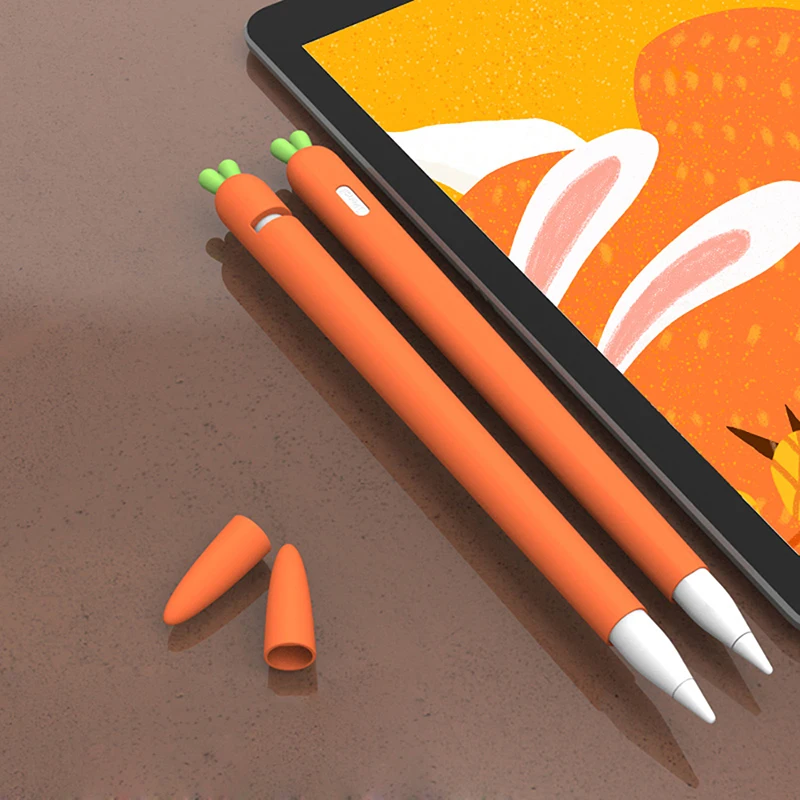 

For Apple Pencil 1 2 Case Cover Universal Colorful For IPad Pencil Case Non-Slip Protection Silicone For Apple Pencil 1 Sleeve