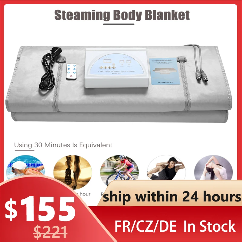 220V сжигание жира сауна Одеяло для похудения Вес потери Детокс Спа инфракрасный