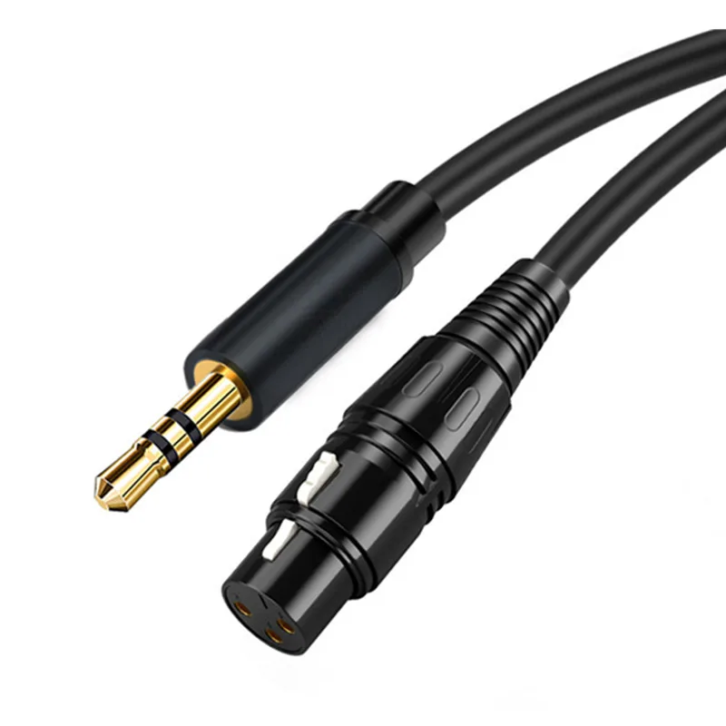 Аудиокабель Canon XLR Мама-папа 3 5 разъем Aux позолоченный для инструмента гитарного