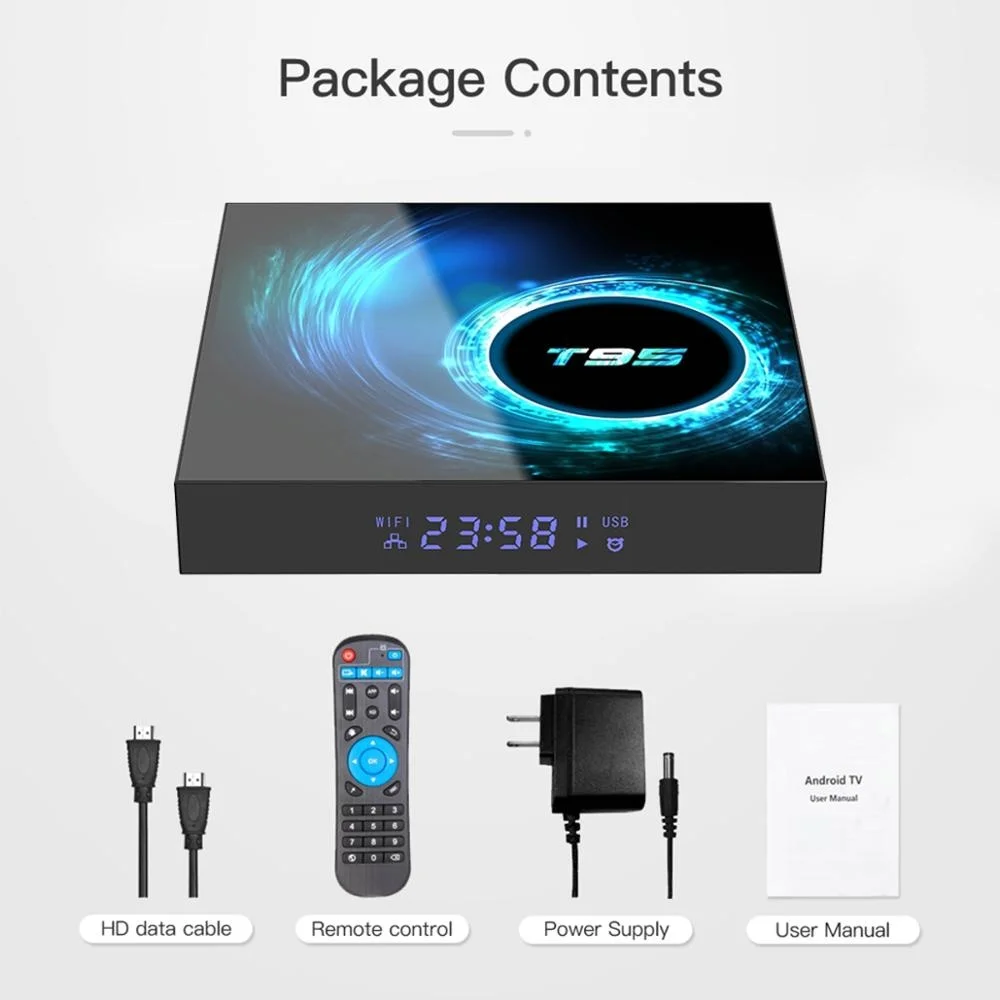 

Android 10 plaza espana 6K Android TV Box T95 H616 YouTube Google Play Google Voice Assistant Smart TV Box
