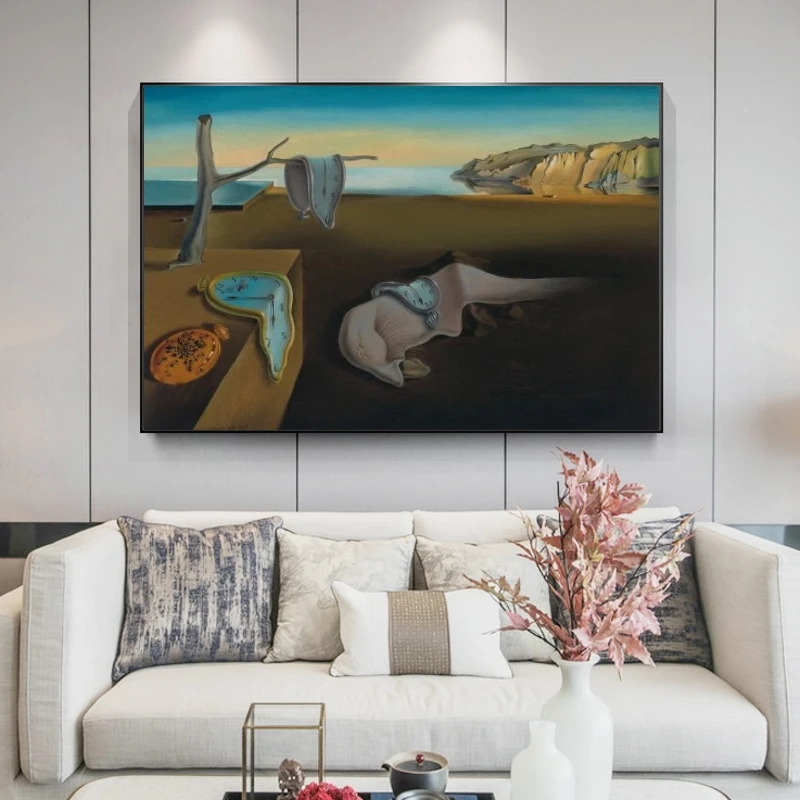 

Salvador Dali The Persistence of Memory Canvas Paintings On The Wall Art Posters And Prints Famous Art Pictures Home Decoration