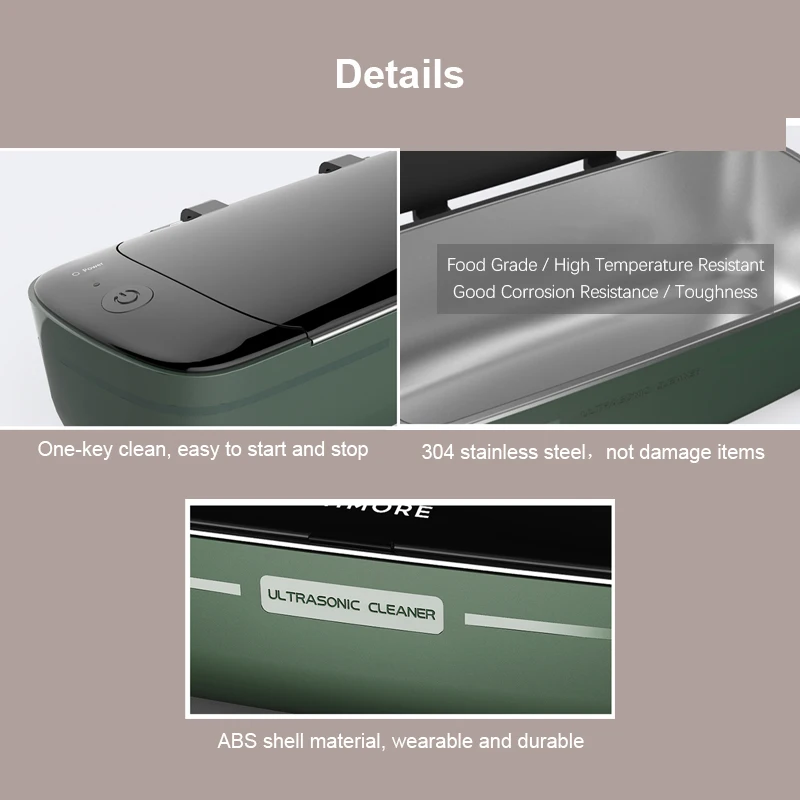 Ультразвуковой очиститель стекол портативная мойка маленький автоматический