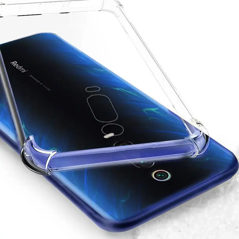 For Xiaomi Redmi K20 Pro Case TPU Shockproof Cover Mi 9T Clear Protective Shell case |