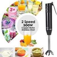 3 in 1 immersion hand stick blender 300w 2 speeds electric food vegetable grinder hand held cooking complementary food machine