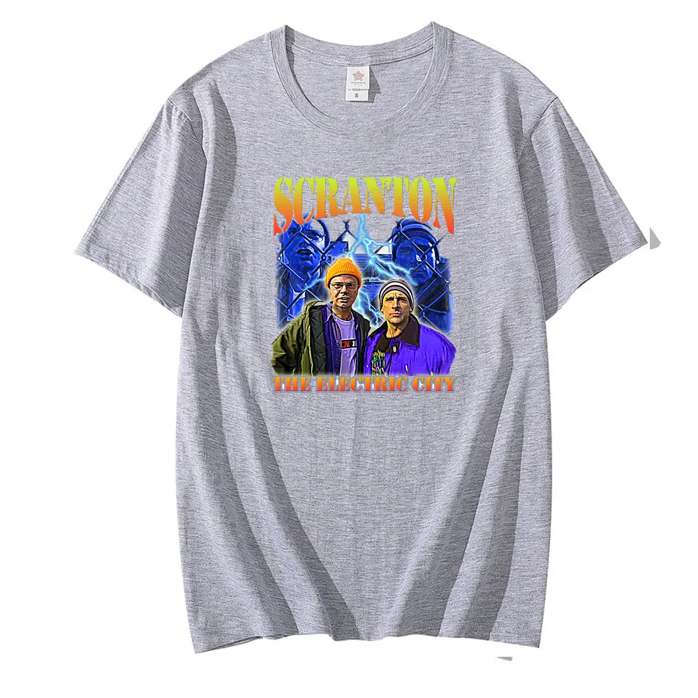 Scranton T Shirt The Office Dunder Mifflin Dwight Tv Show Scranton Men Summer Cotton T Shirt Male Brand Top Tees Oversized Shirt