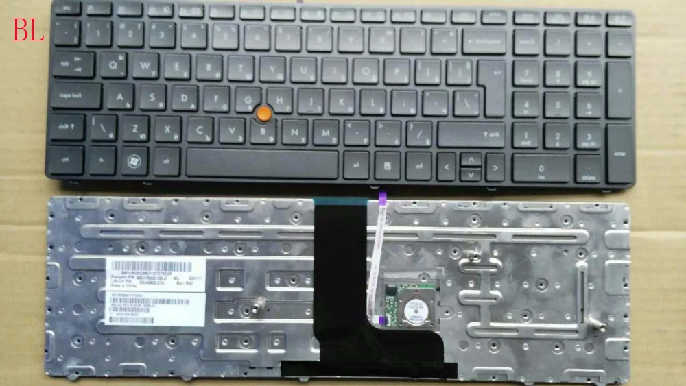 Новости Клавиатура для ноутбука hp EliteBook 8560 Вт 8570 Вт 8760 Вт 8770 Вт швейцарская/Бельгийская/Болгарская/бразильская/канадская французская/Чешская Раскладка - Цвет: Фиолетовый