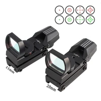 magorui 1120 mm rail mount riflescope hunting optics holographic red dot sight reflex 4 reticle tactical gun accessories