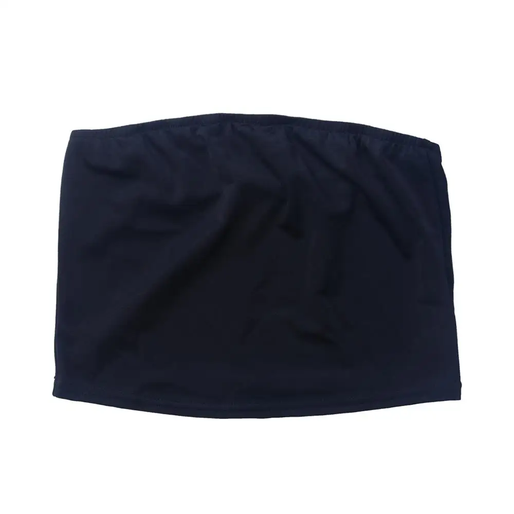 Женская футболка с открытыми плечами повседневная Однотонная без бретелек и