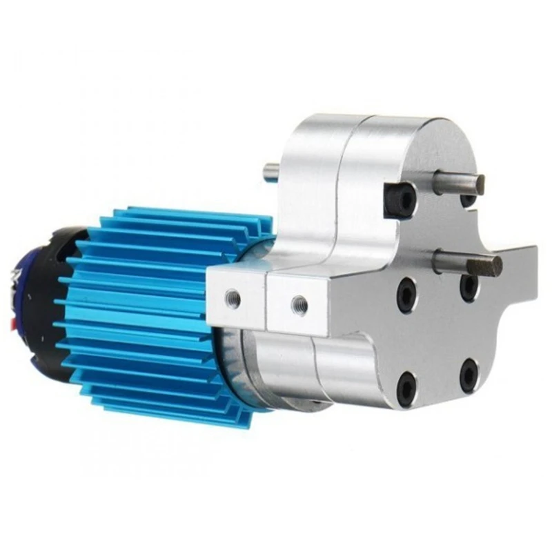 Speed Change Gear Box Metal Gearbox with 370 Brush Motor Anodizing Treatment for Heatsink and Mount Base WPL 1633 RC Car Bla | Игрушки и