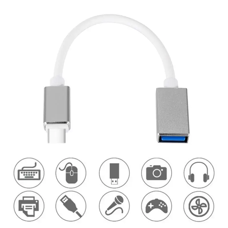 Кабель адаптер Type c OTG папа USB 3 0 мама для Xiaomi Samsung планшета ноутбука Android адаптеры