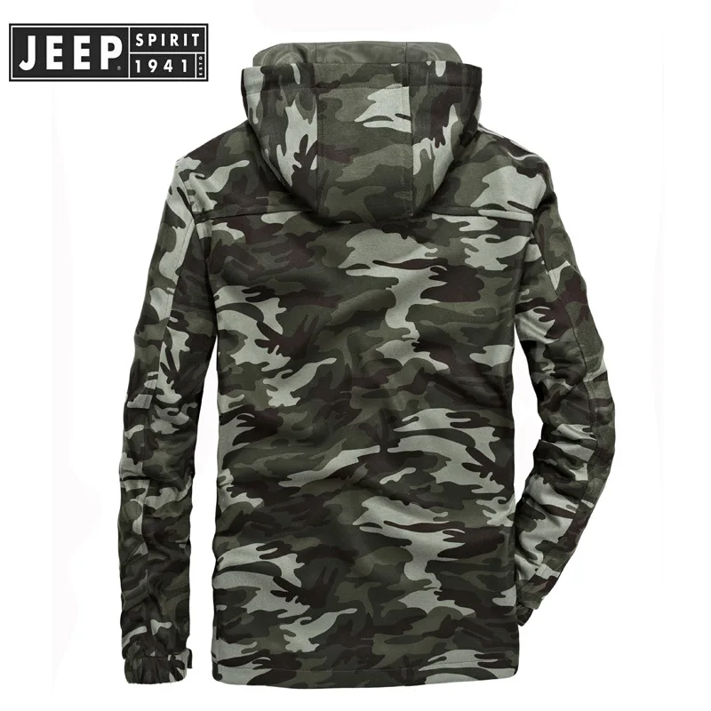 JEEP SPIRIT весенние осенние куртки ветровка военные куртки пальто Мужская камуфляжная чакета с капюшоном hombre мужская верхняя одежда