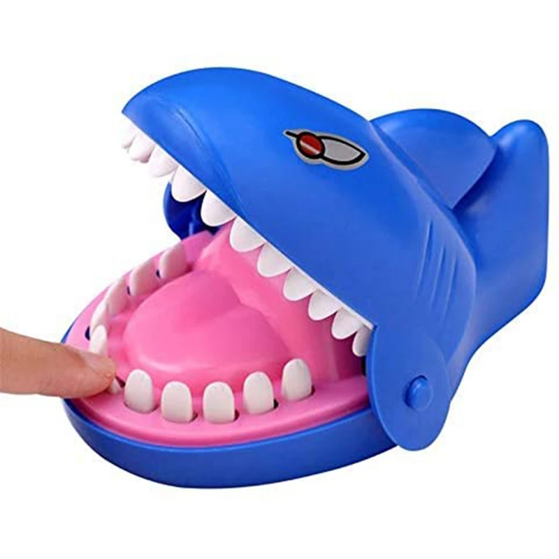 Игрушка для пальцев и кусания рта большая акула тянущие зубы игры бара игрушка