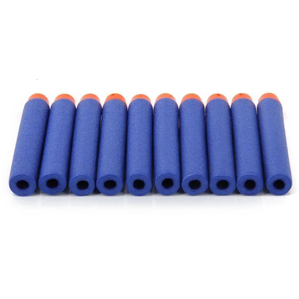 GloryStar 100 шт. для Nerf шарики мягкие полые отверстия головки 7 2 см запасные дротики