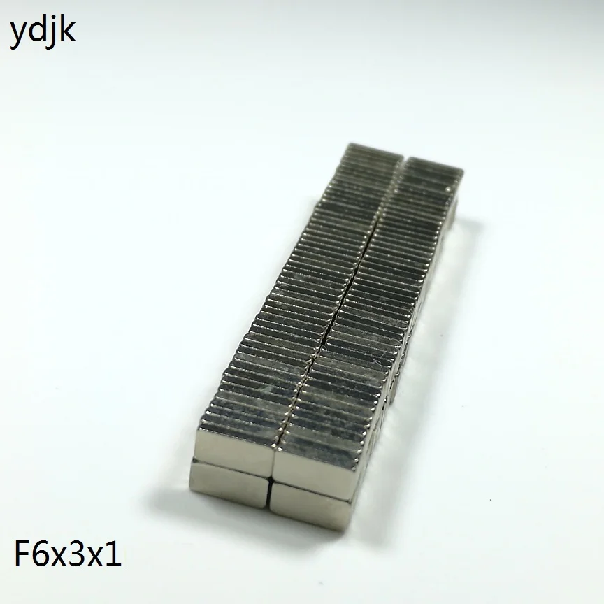 10 шт./лот N35 прямоугольный магнит 6x3x1 6*3*1|Магнитные материалы| |