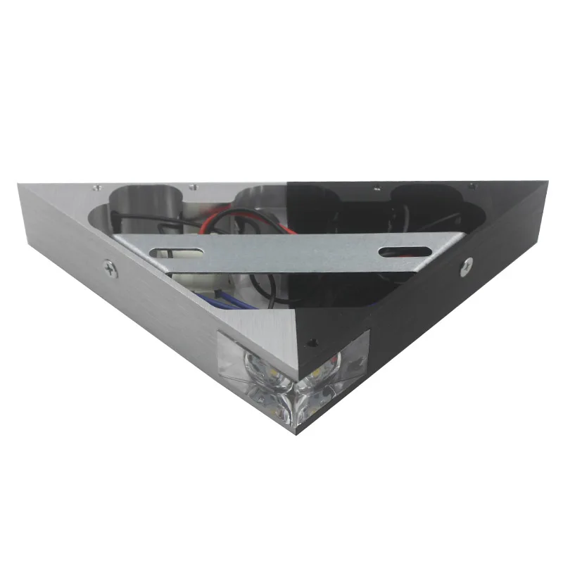 Светодиодный треугольный настенный светильник комнатная алюминиевая лампа для