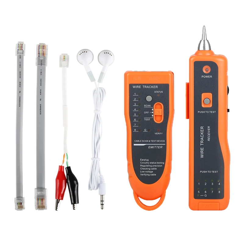 XQ-350 тестер сетевого кабеля LAN Cat5 Cat6 RJ45 UTP STP детектор Line Finder телефонный провод