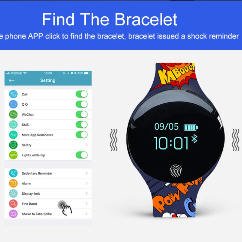 Смарт часы с поддержкой IOS и Android сканером отпечатков пальцев|Мужские электронные