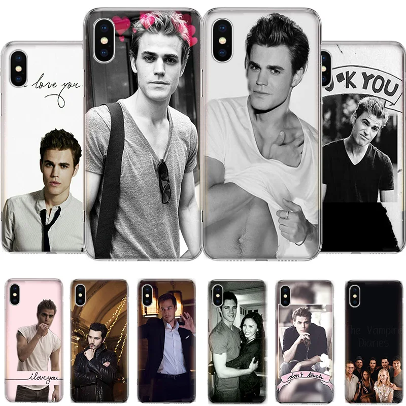 

The Vampire Diaries Stefan Salvatore Phone Case For iPhone 13 12 11 Pro Max MiNi X XS XR 6 6s 7 8 Plus 5 5s SE Cover Coque Soft