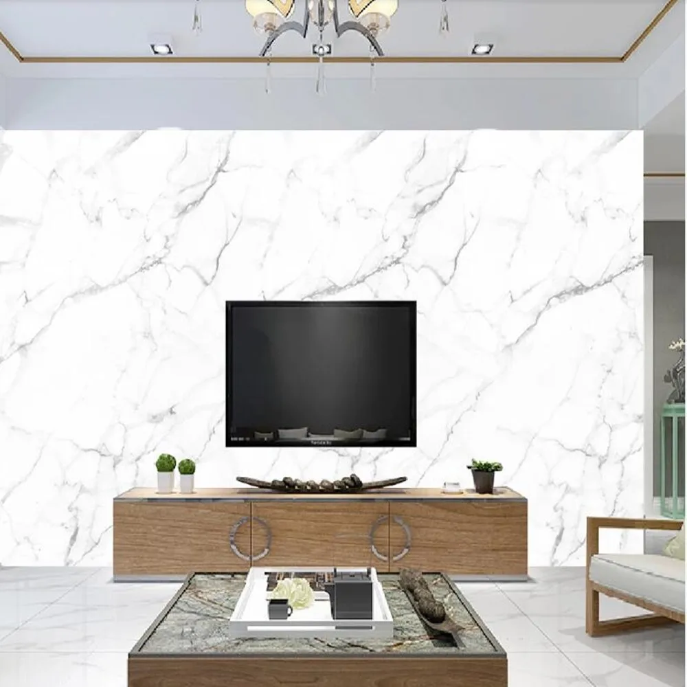 Милфи пользовательский 3D HD атмосферный Джаз off-white TV диван фон обои роспись |