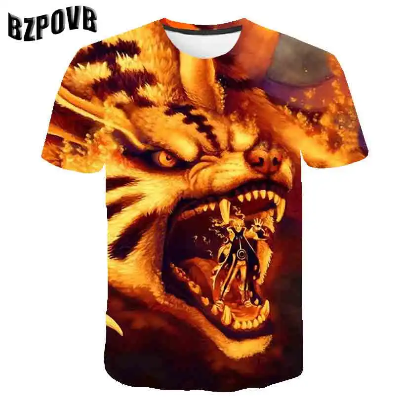 

Summer Japanese Anime Parent-child outfit T Shirt Men Women T-shirt 3D Print Tee Casual T Shirt kids Boys Girls Tops Clothing