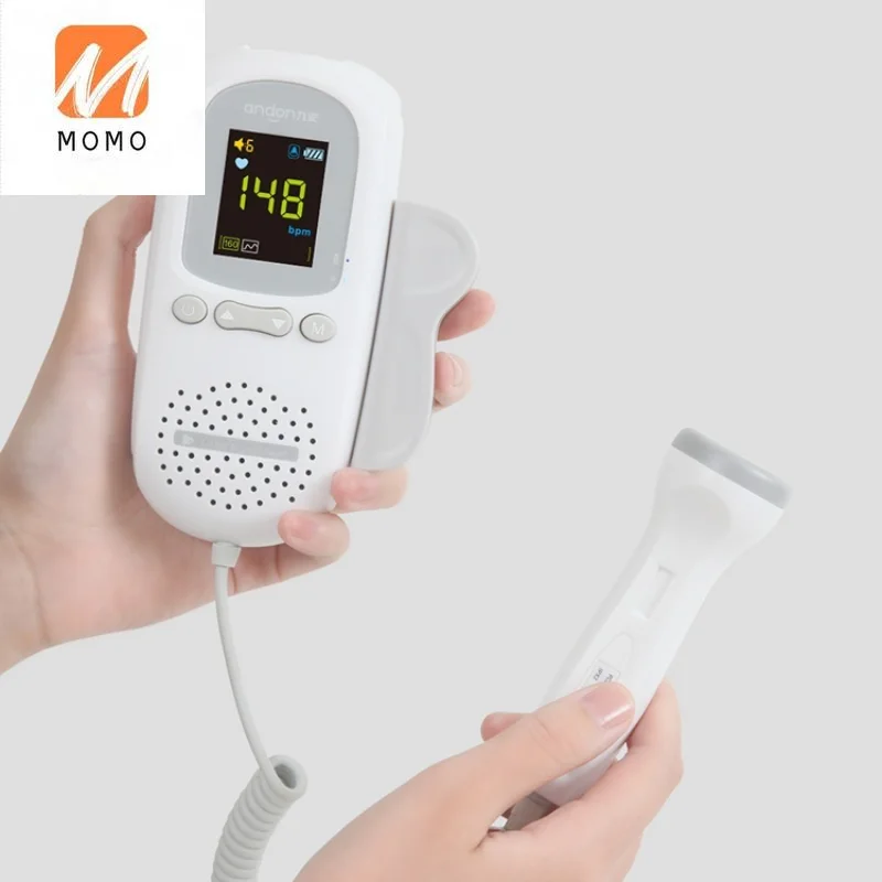 

Household Doppler Fetal Heart and Fetal Movement Monitor Dedicated Monitor Stethoscope for Pregnant Women multi-function