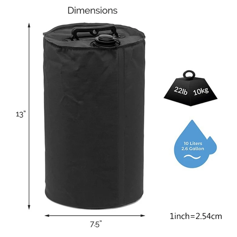 

Tent Water Bag PVC Canopy Reinforced Water Bag Bracket Fixed Sand Bag Outdoor Tent Fixed Water Bag Leg Weight Bag