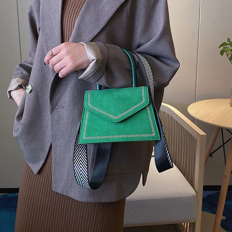 Модная матовая женская сумка в стиле ретро наплечная сумочка из качественной