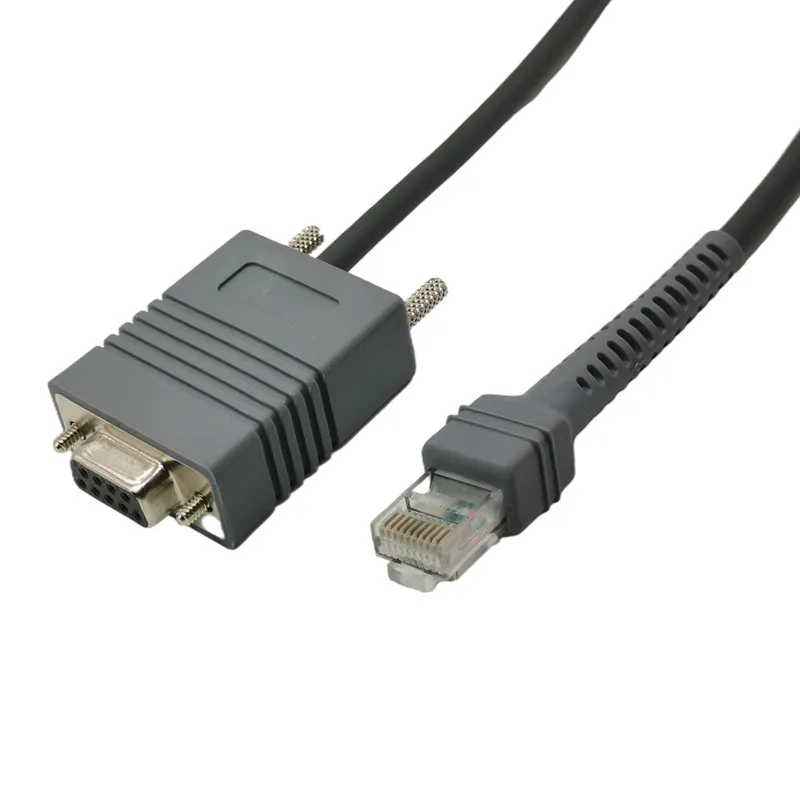 Последовательный кабель Partshe LS2208 RS232 для сканера штрих-кода символов LS2208 LS1203 LS2208 LS 4208 LS4278 LS7708 LS9208 кабель RJ45-DB9