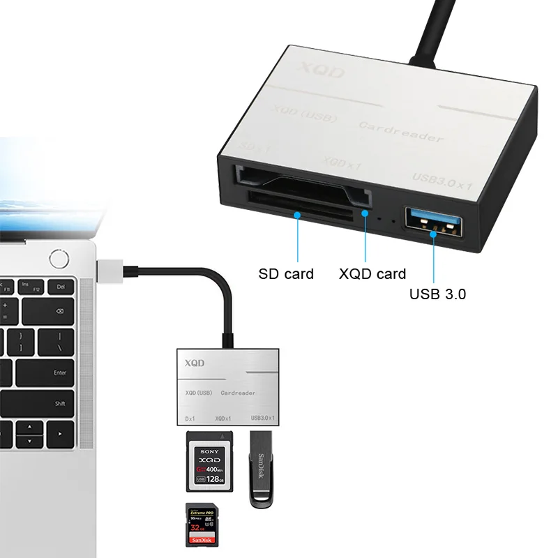 Устройство для чтения карт памяти XQD USB 3 0 Type C | Компьютеры и офис