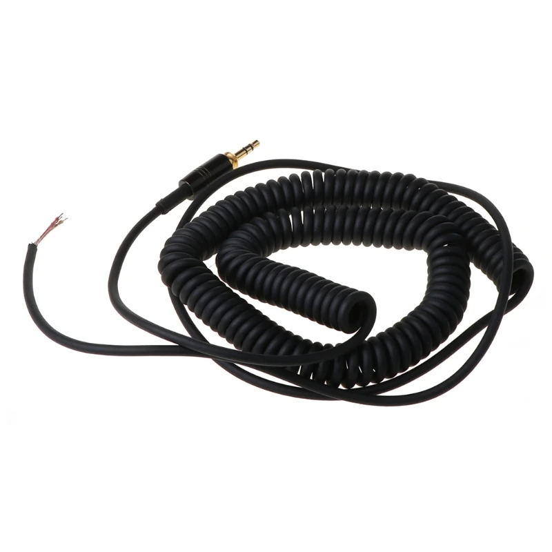 

Сменный витой пружинный кабель для замены кабеля для студийной лампы для наушников ATH-M50 SONY 7509 V6 V600 V700 V900 7506