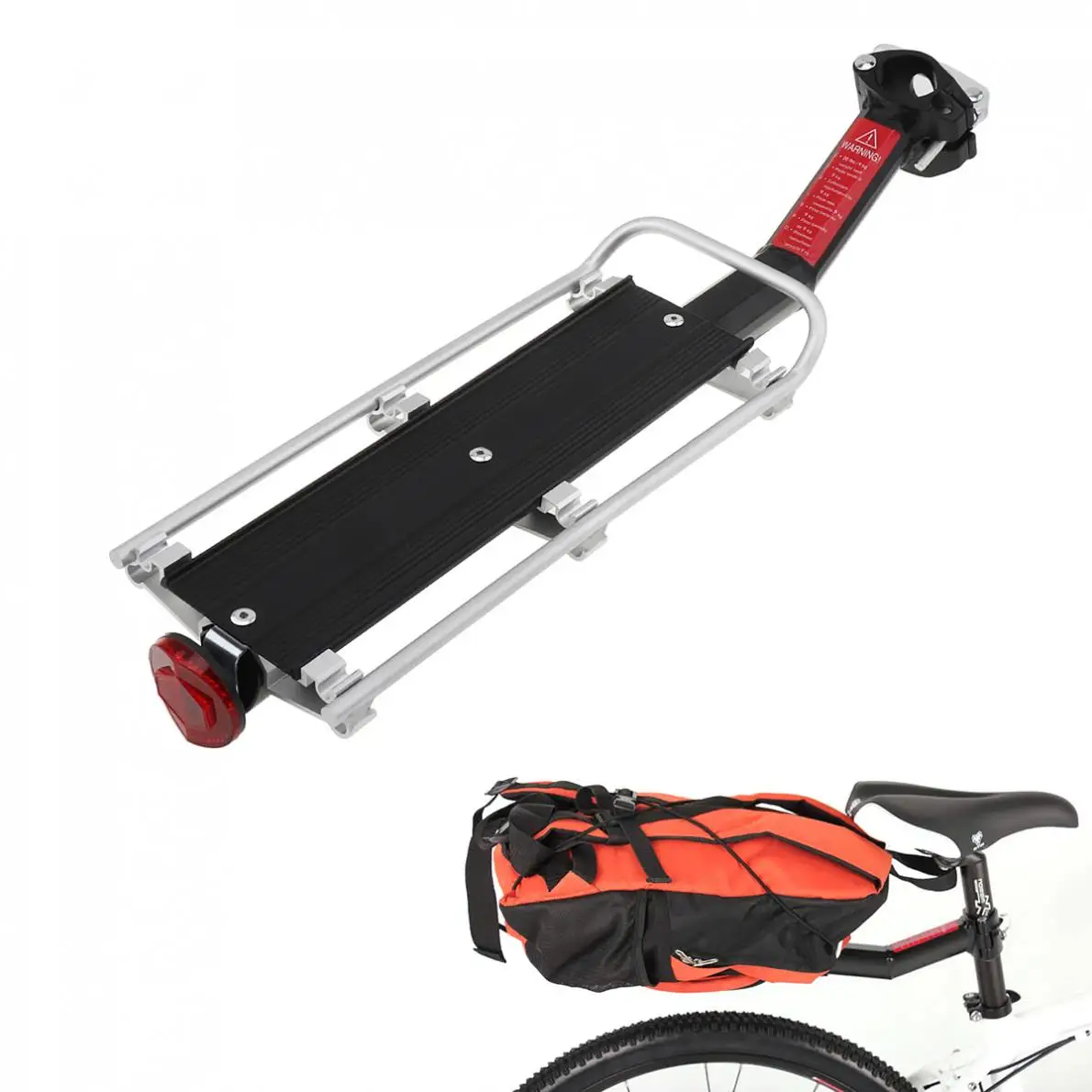 High Quality Bike Rack Aluminum Alloy Luggage Rear Carrier Trunk for Bicycles MTB Shelf Cycling Bicycle | Спорт и развлечения